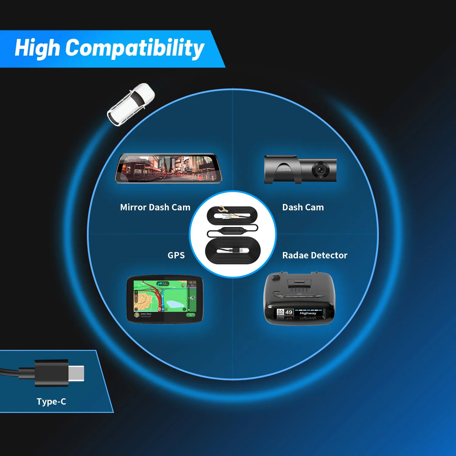 كابل  داش كام   